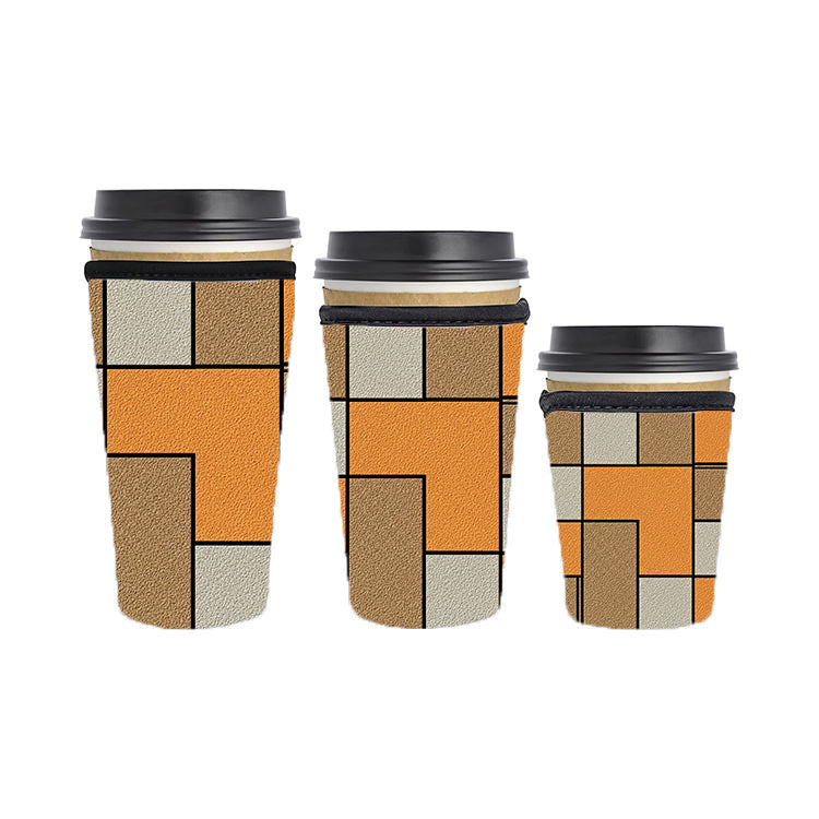 Fall Autumn Reusable Neoprene Insulator Soda Tea Iced Hot Coffee Cup Drink Sleeve