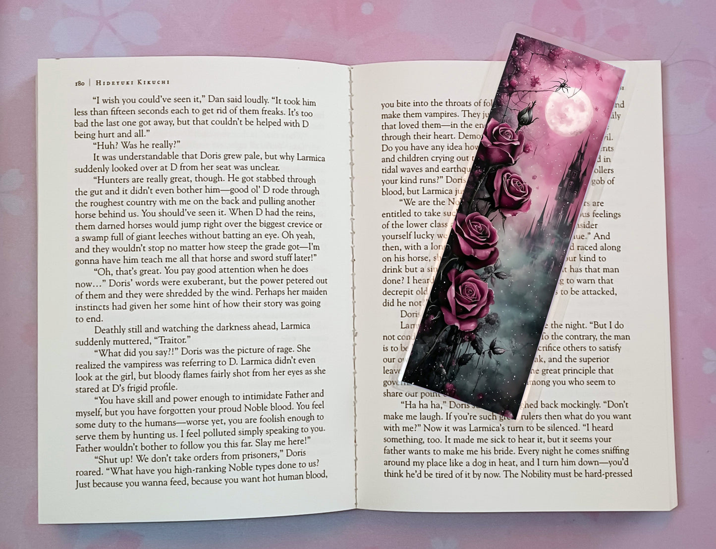 Gothic Roses Castles Dark Romance Bookmark Novel Book