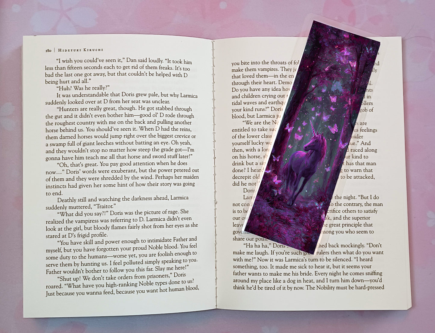 Unicorn Forest Bookmark Novel Book