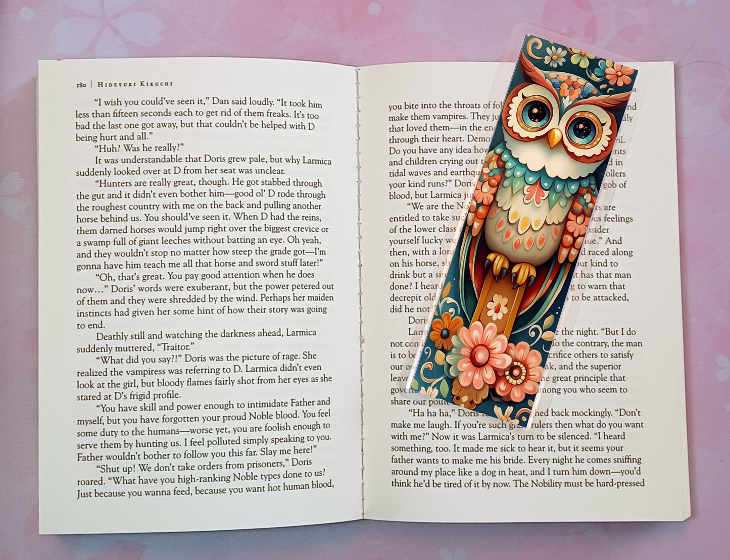 Owls Bookmark Novel Book