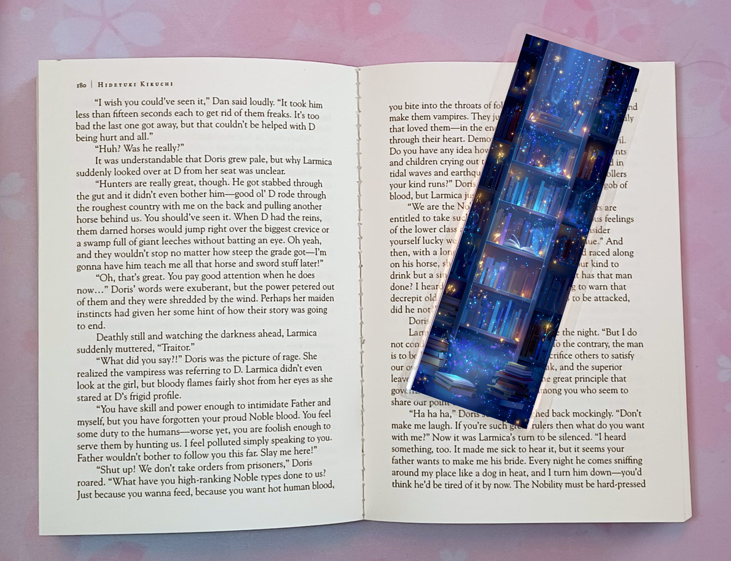 Magical Library Bookmark Novel Book
