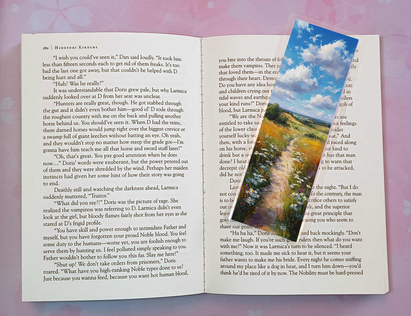 Meadow Path Daisies Daisy Bookmark Novel Book 4 DESIGNS