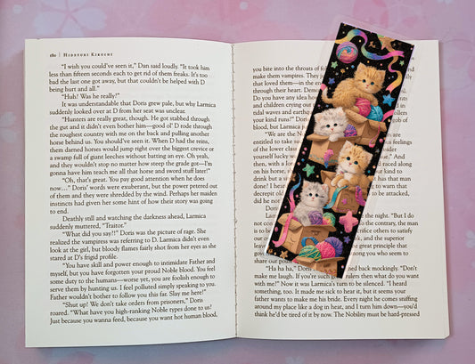 Kittens Cat Cats Bookmark Novel Book 4 DESIGNS