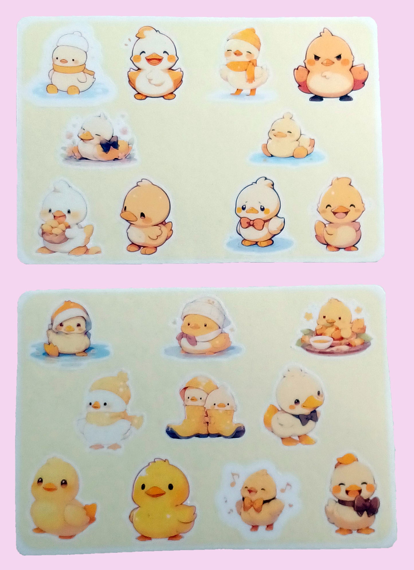 Duckies Sticker Sheet 5.5" x 6.5"