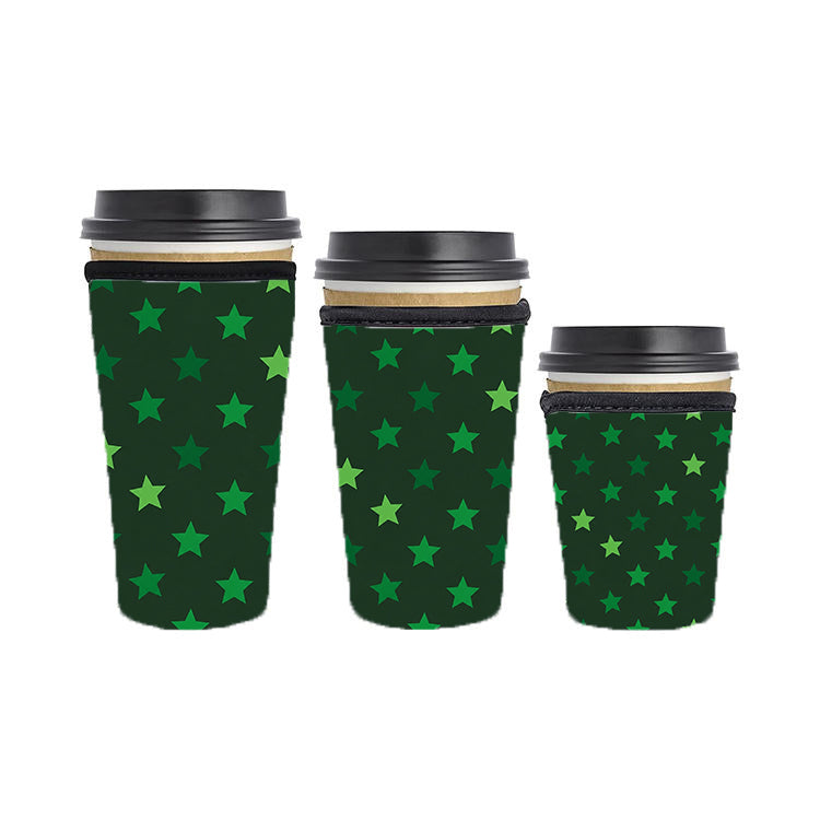 Back to School Teacher Reusable Neoprene Insulator Soda Tea Iced Hot Coffee Cup Drink Sleeve