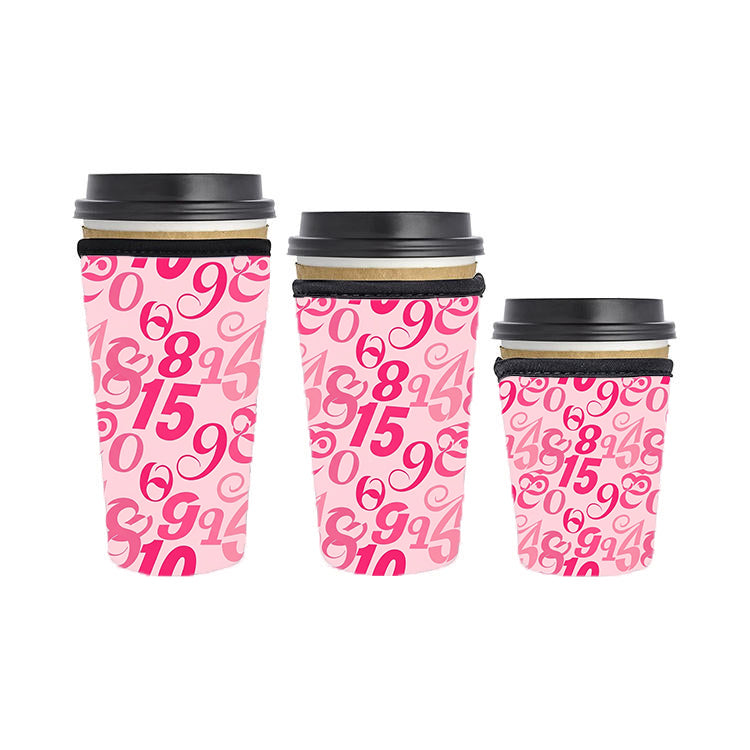 Back to School Teacher Reusable Neoprene Insulator Soda Tea Iced Hot Coffee Cup Drink Sleeve