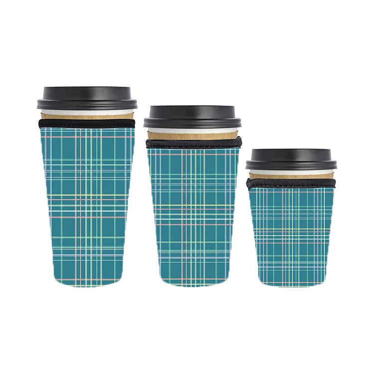 Back to School Teacher Reusable Neoprene Insulator Soda Tea Iced Hot Coffee Cup Drink Sleeve