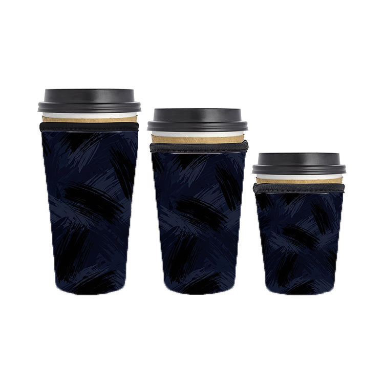 Abstract Reusable Neoprene Insulator Soda Tea Iced Hot Coffee Cup Drink Sleeve