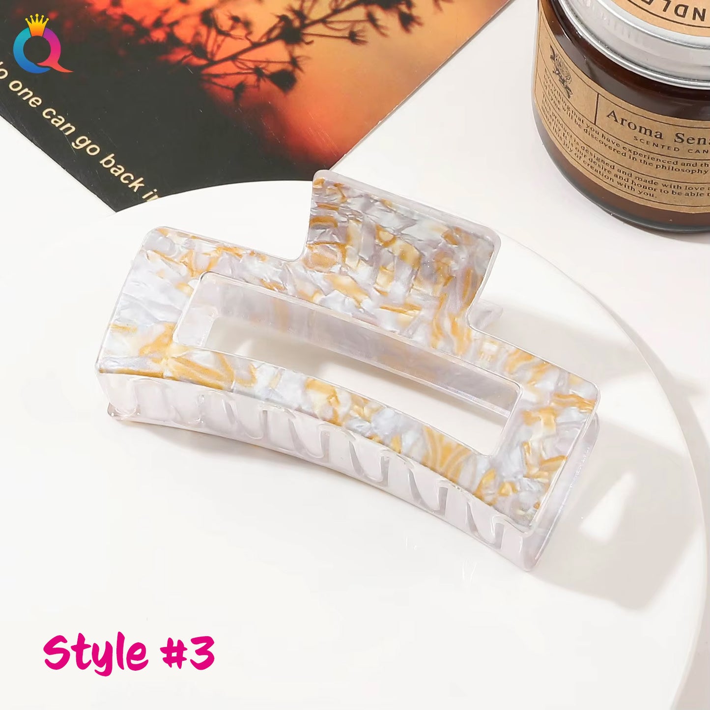 PRE ORDER - Hair Claw Marble