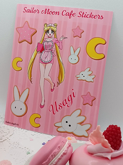 Sailor Moon Usagi Cafe Sticker Sheet
