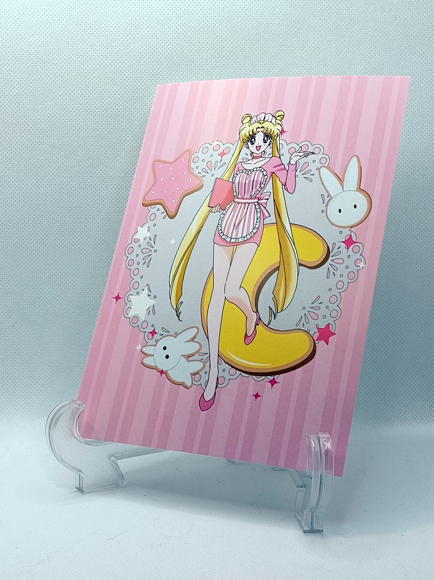 Sailor Moon Usagi Cafe Art Print