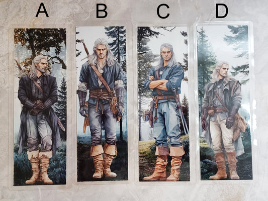 Geralt of Rivia The Witcher Bookmark