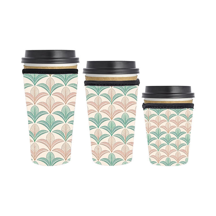 Fall Autumn Reusable Neoprene Insulator Soda Tea Iced Hot Coffee Cup Drink Sleeve