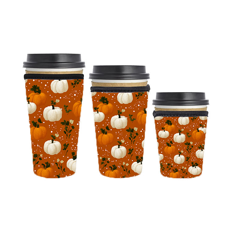 Fall Autumn Reusable Neoprene Insulator Soda Tea Iced Hot Coffee Cup Drink Sleeve