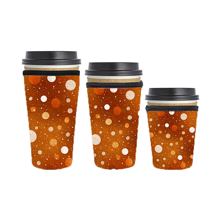 Fall Autumn Reusable Neoprene Insulator Soda Tea Iced Hot Coffee Cup Drink Sleeve