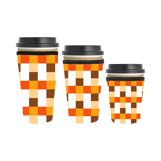 Fall Autumn Reusable Neoprene Insulator Soda Tea Iced Hot Coffee Cup Drink Sleeve