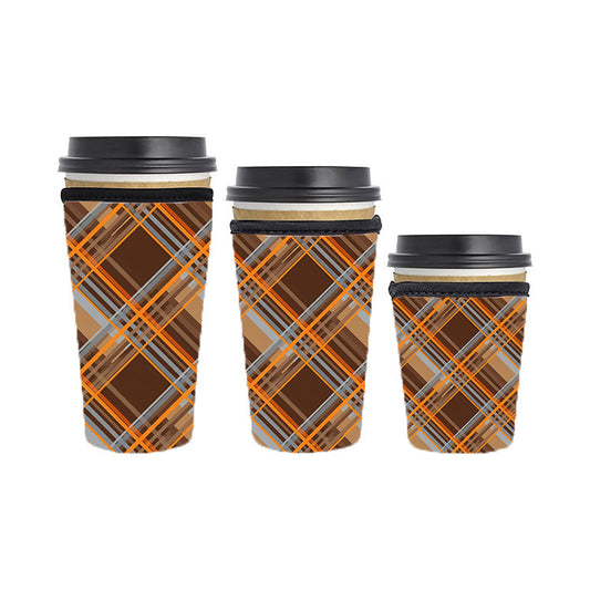 Fall Autumn Reusable Neoprene Insulator Soda Tea Iced Hot Coffee Cup Drink Sleeve