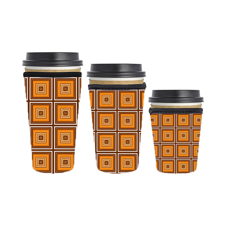 Fall Autumn Reusable Neoprene Insulator Soda Tea Iced Hot Coffee Cup Drink Sleeve