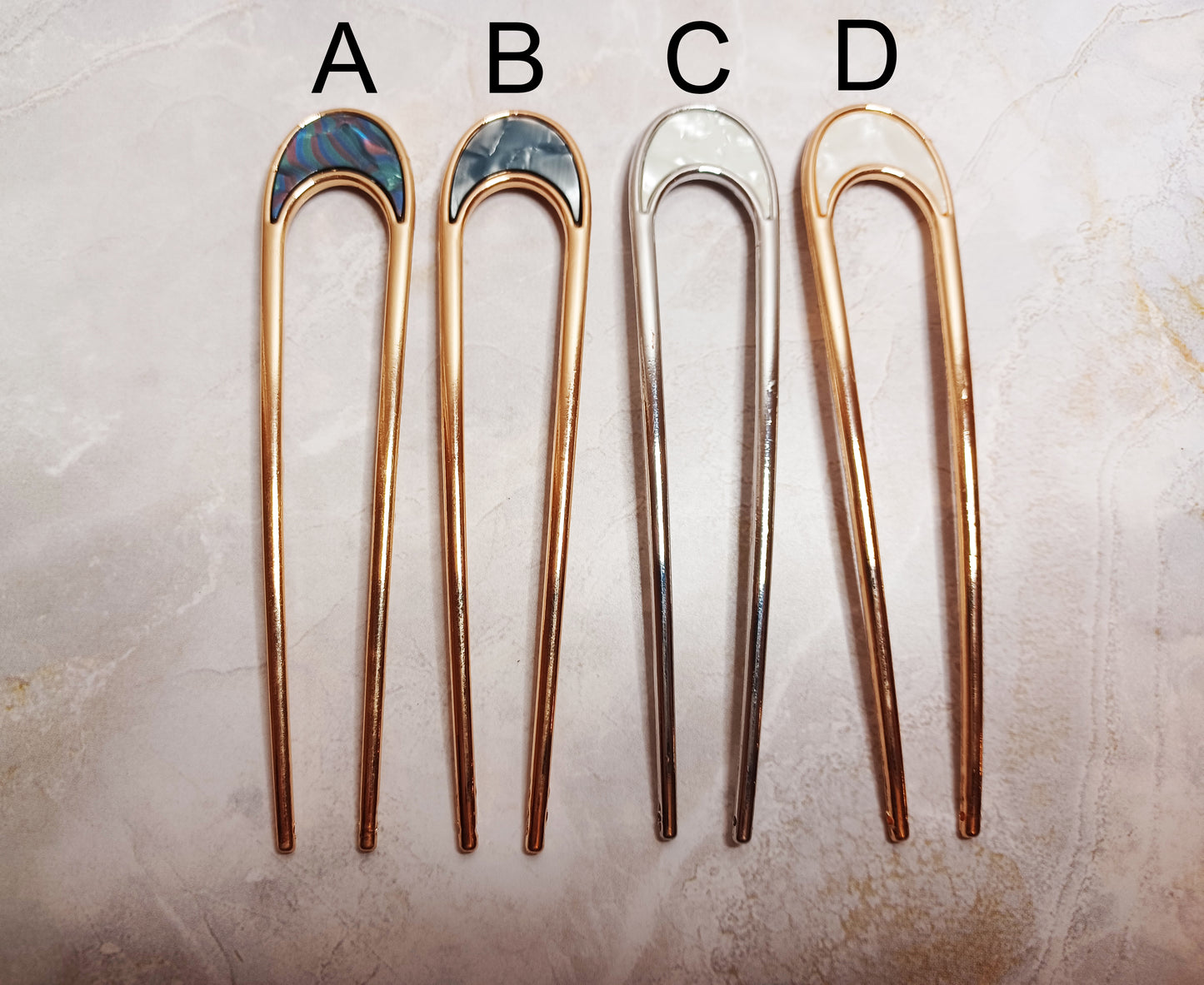 Vintage Style Hair Fork, Bun Chopstick, Retro Hair Pin (4")