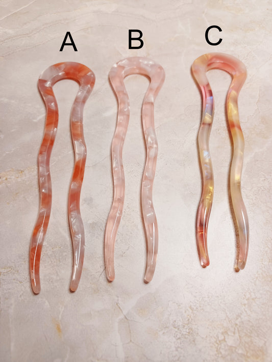 Vintage Style Hair Fork, Retro Bun Pin, Korean Japanese Accessory