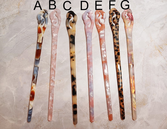 Vintage Style Hair Stick: 7" Bun Holder