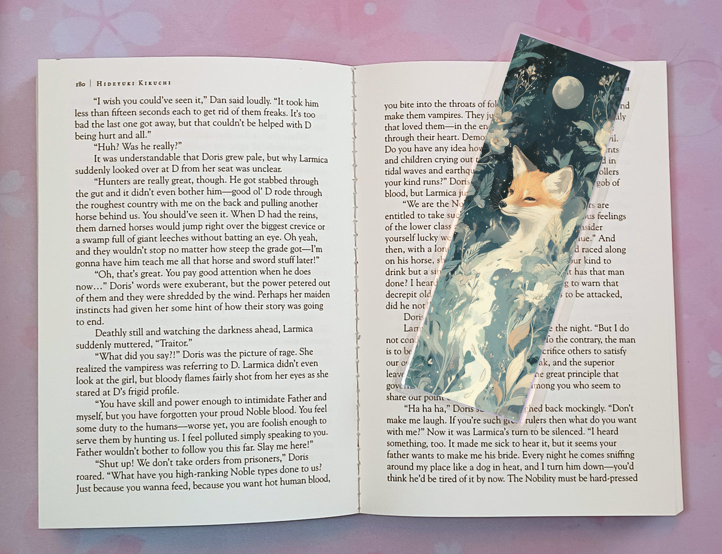 Fox Bookmark Novel Book