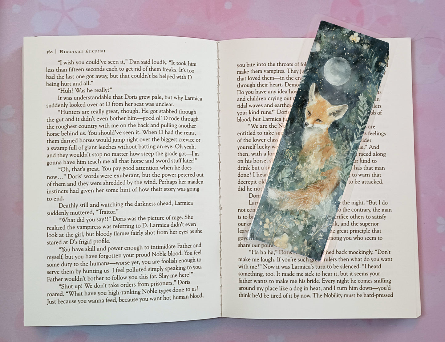 Fox Bookmark Novel Book