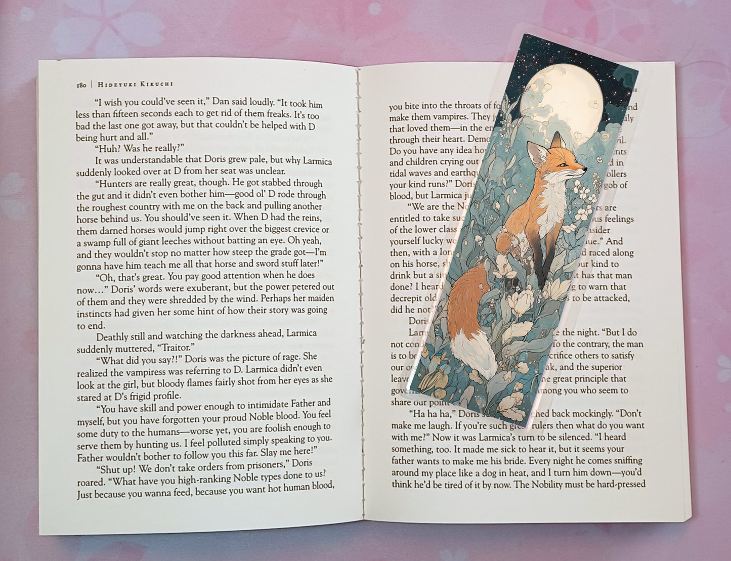 Fox Bookmark Novel Book