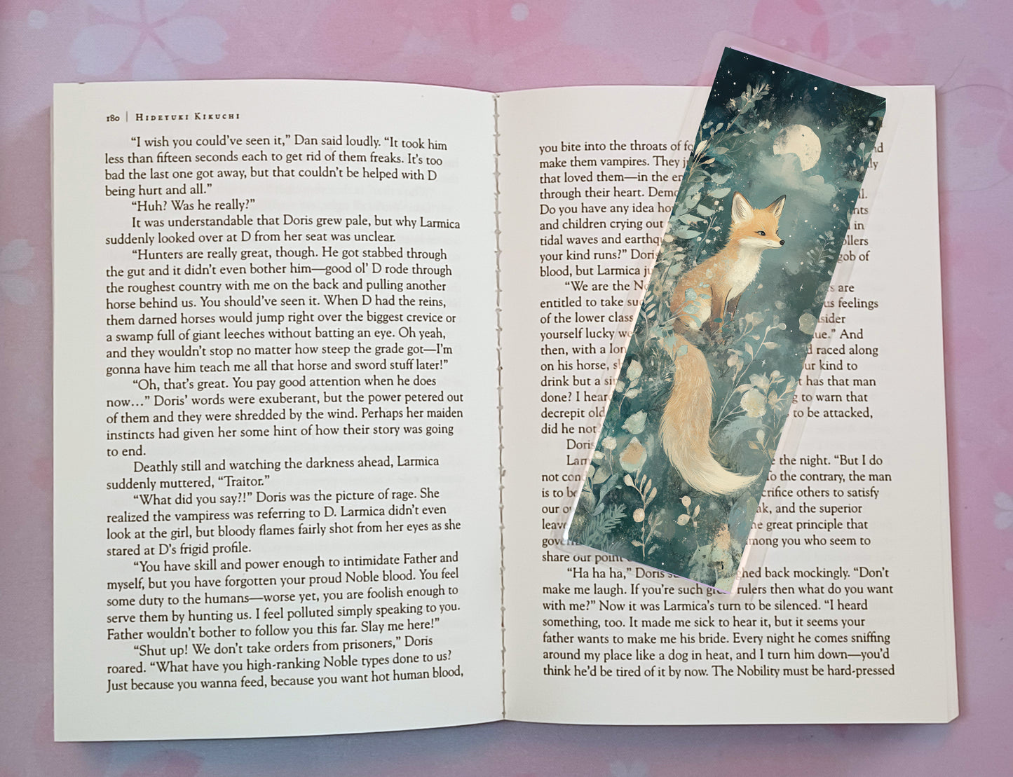 Fox Bookmark Novel Book
