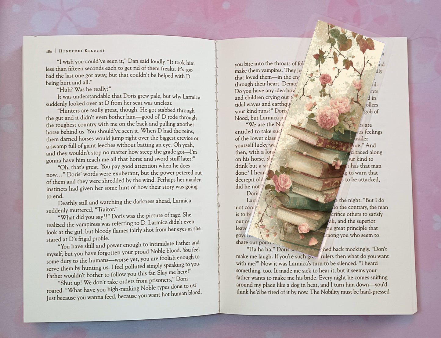 Books Flowers Roses Bookmark Novel Book