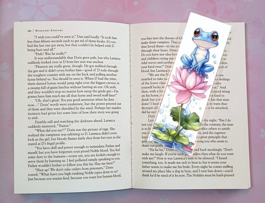 Frogs Bookmark Novel Book