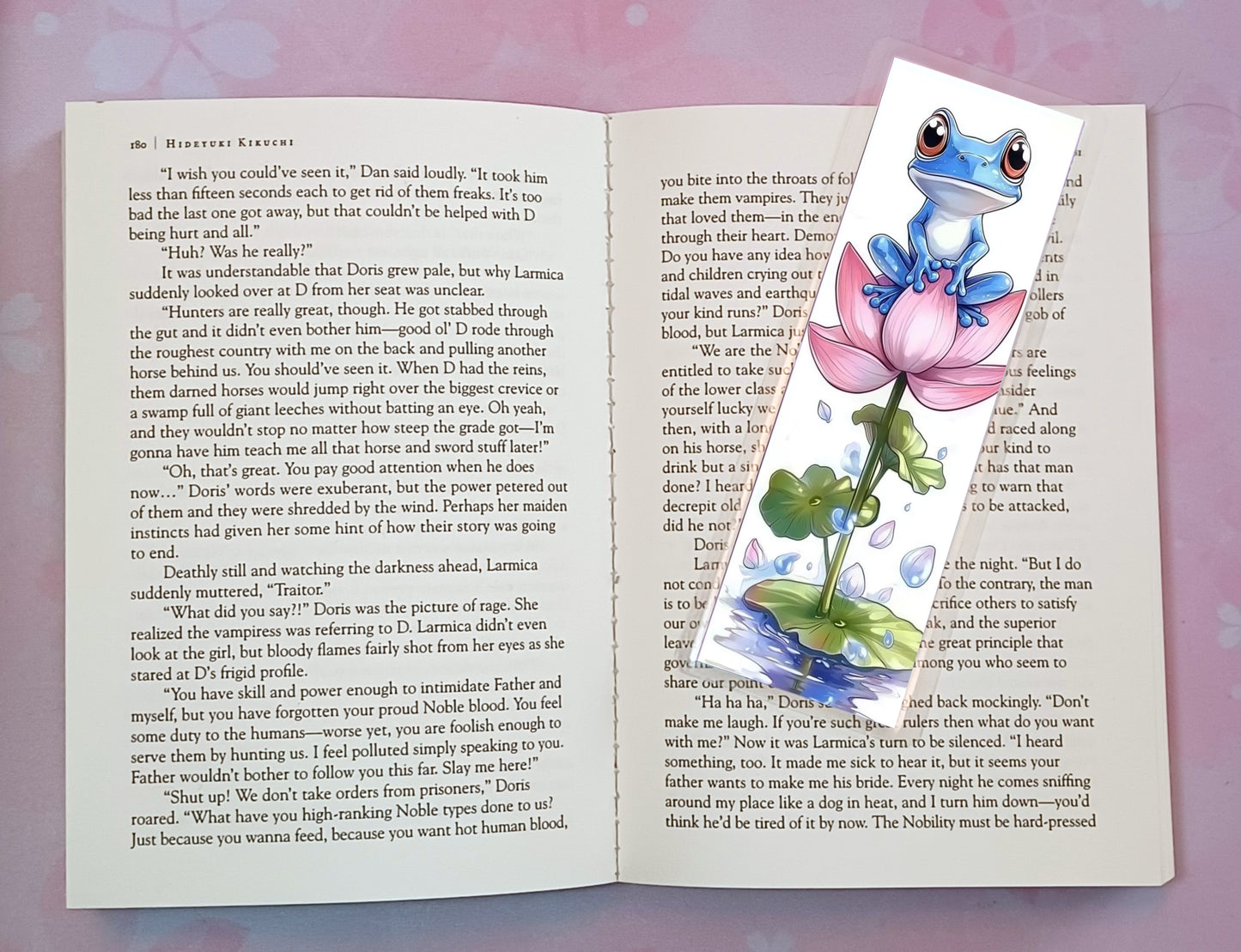 Frogs Bookmark Novel Book