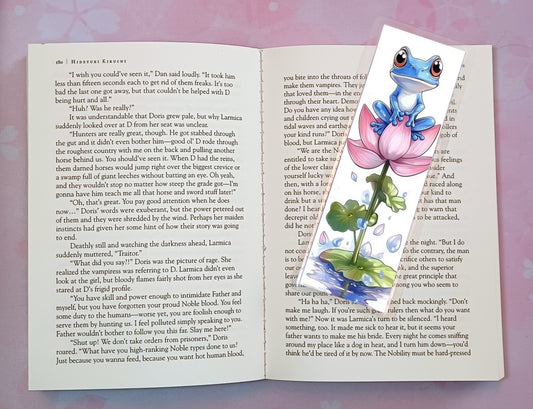Frogs Bookmark Novel Book