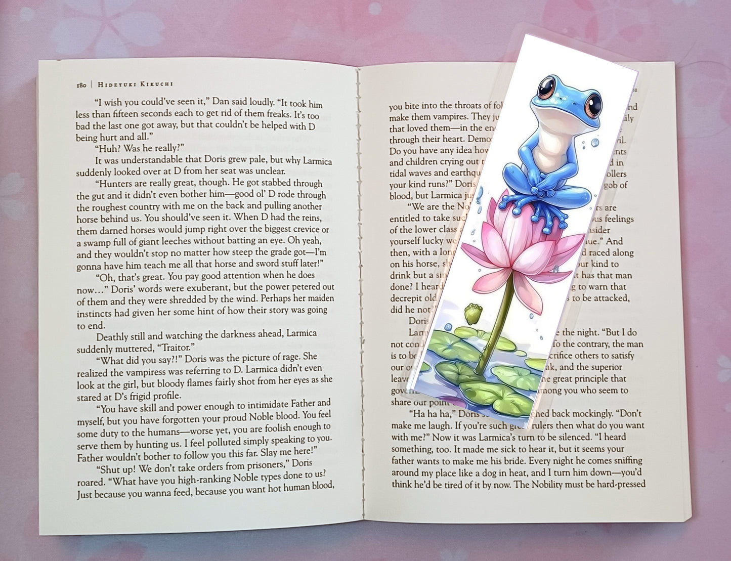 Frogs Bookmark Novel Book