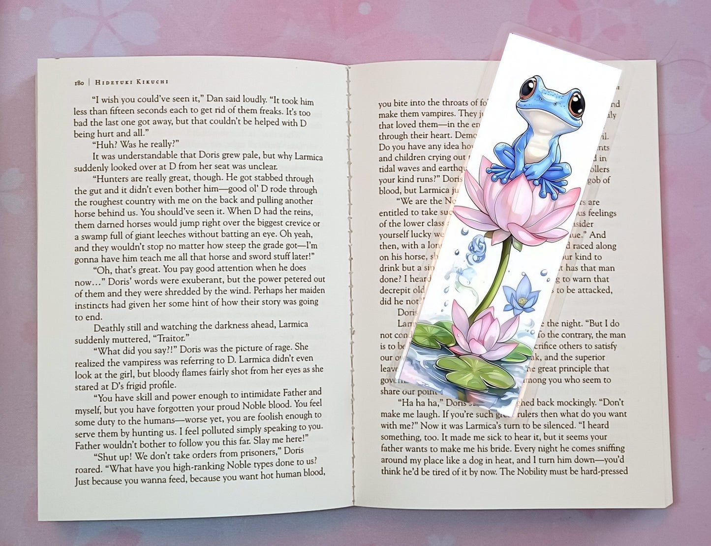 Frogs Bookmark Novel Book