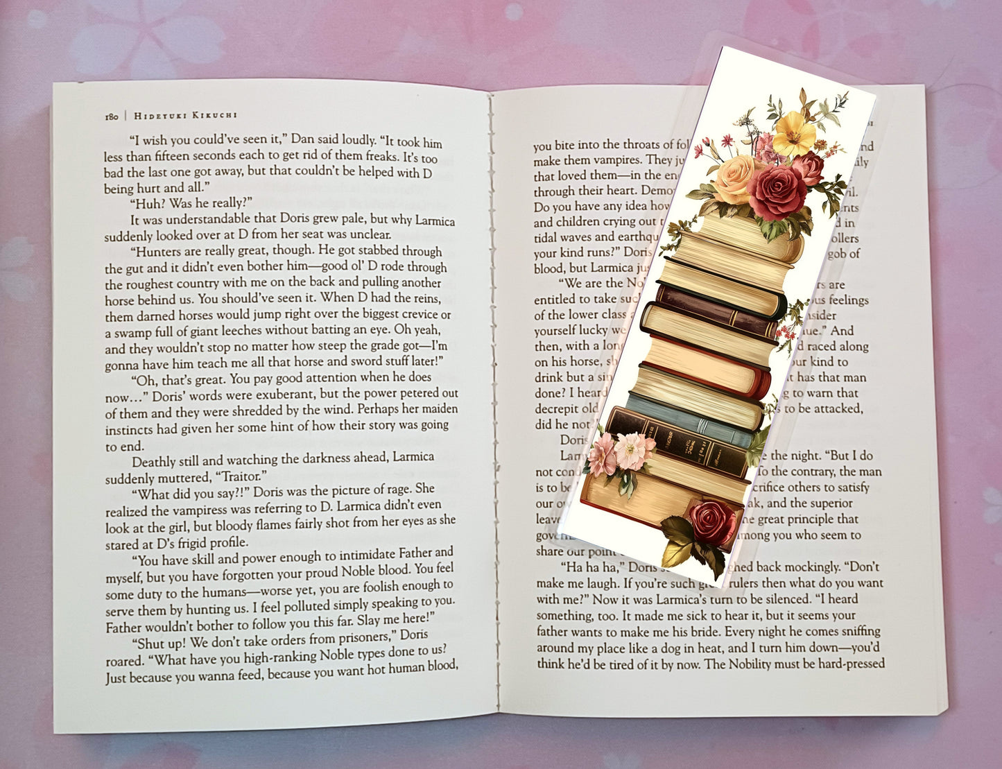 Books Flowers Roses Bookmark Novel Book