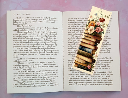 Books Flowers Roses Bookmark Novel Book