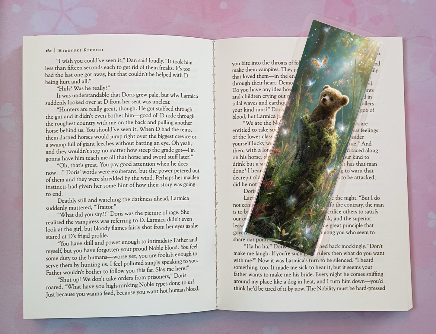 Baby Cub Bear Bookmark Novel Book