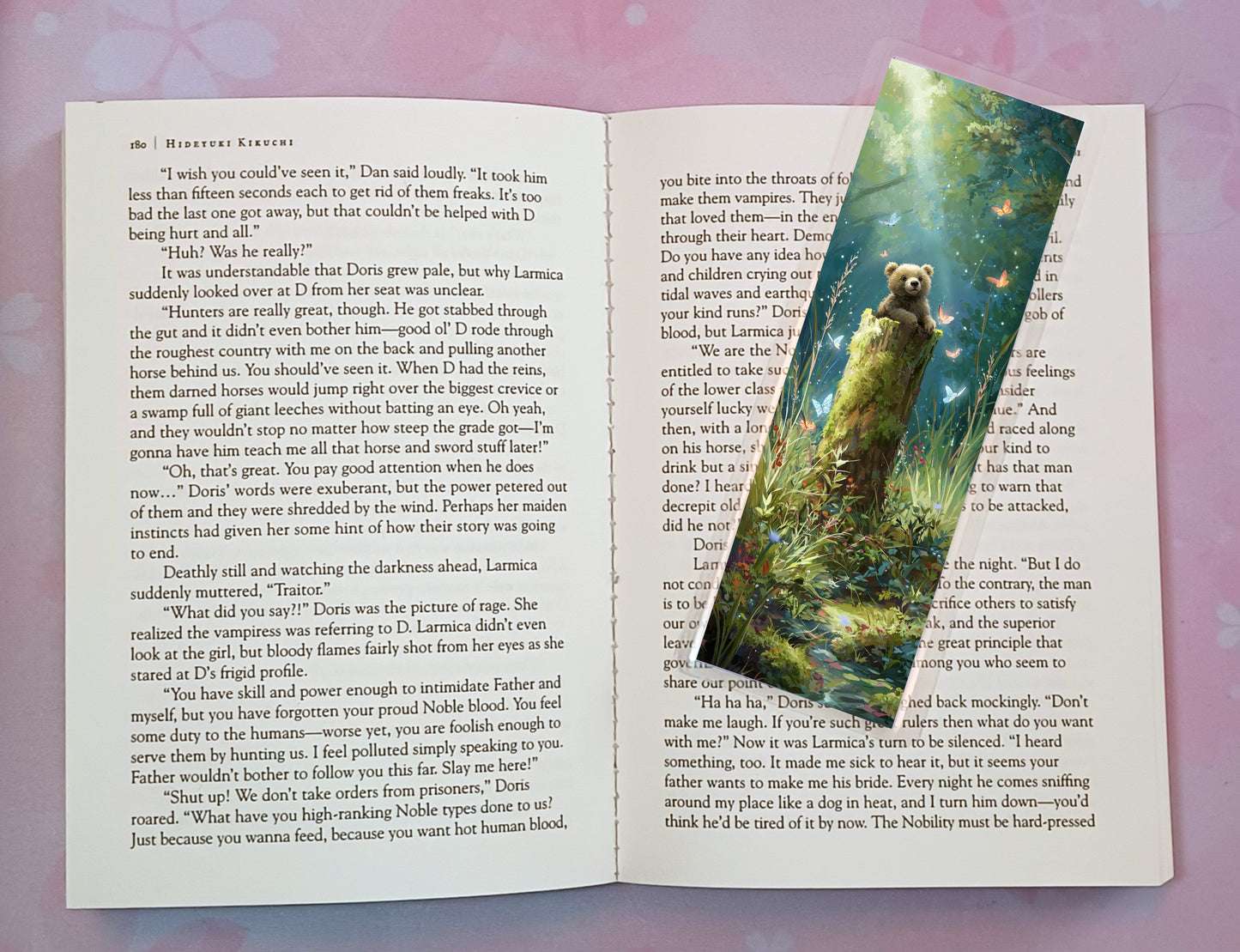 Baby Cub Bear Bookmark Novel Book