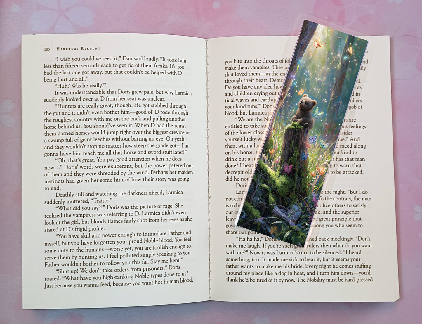 Baby Cub Bear Bookmark Novel Book