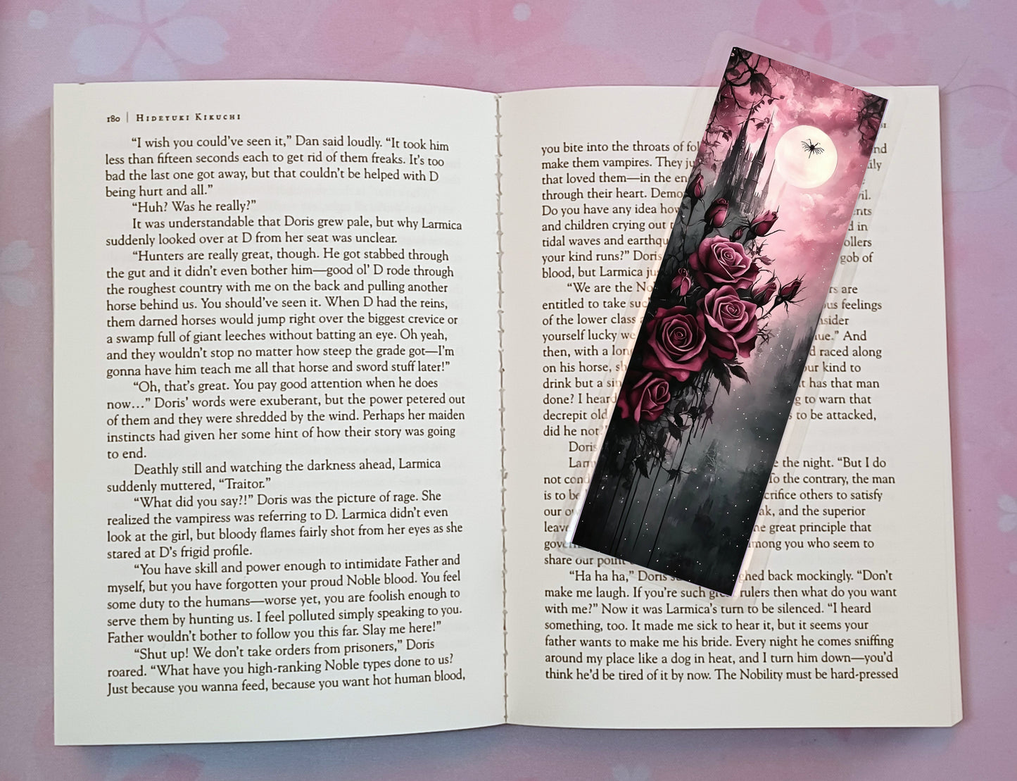 Gothic Roses Castles Dark Romance Bookmark Novel Book