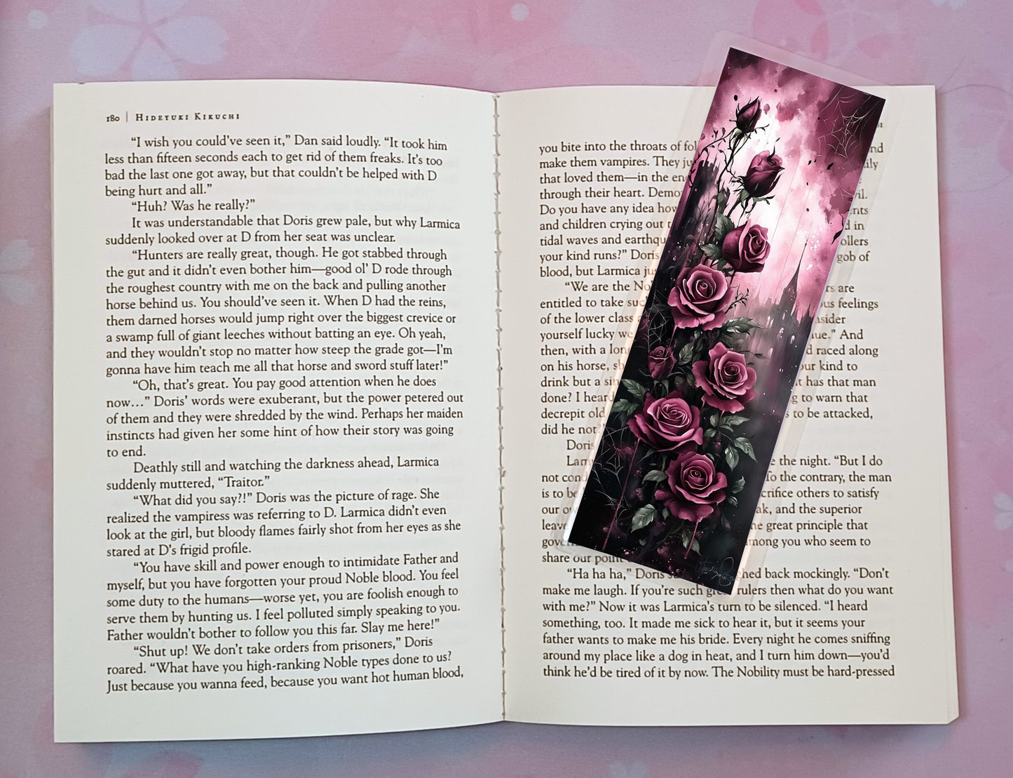 Gothic Roses Castles Dark Romance Bookmark Novel Book