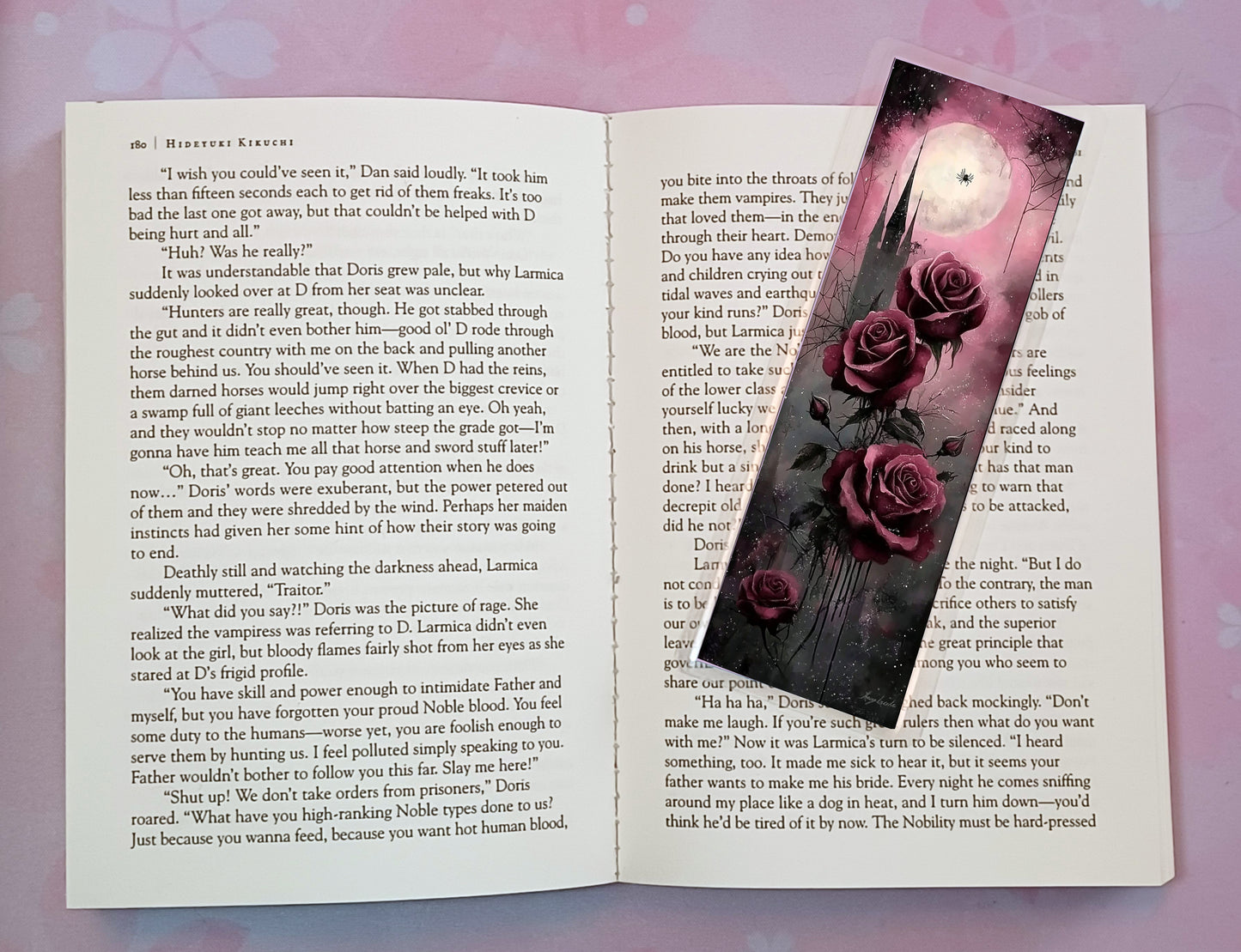 Gothic Roses Castles Dark Romance Bookmark Novel Book