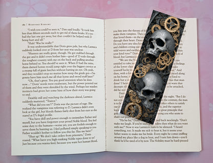 Gothic Skulls Death Dark Romance Bookmark Novel Book