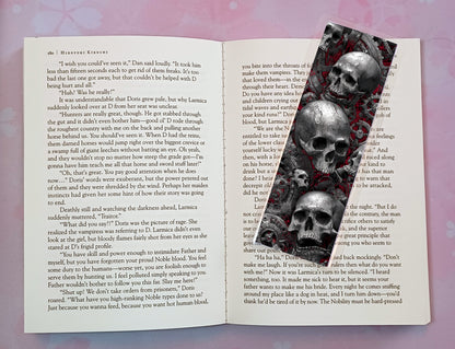Gothic Skulls Death Dark Romance Bookmark Novel Book