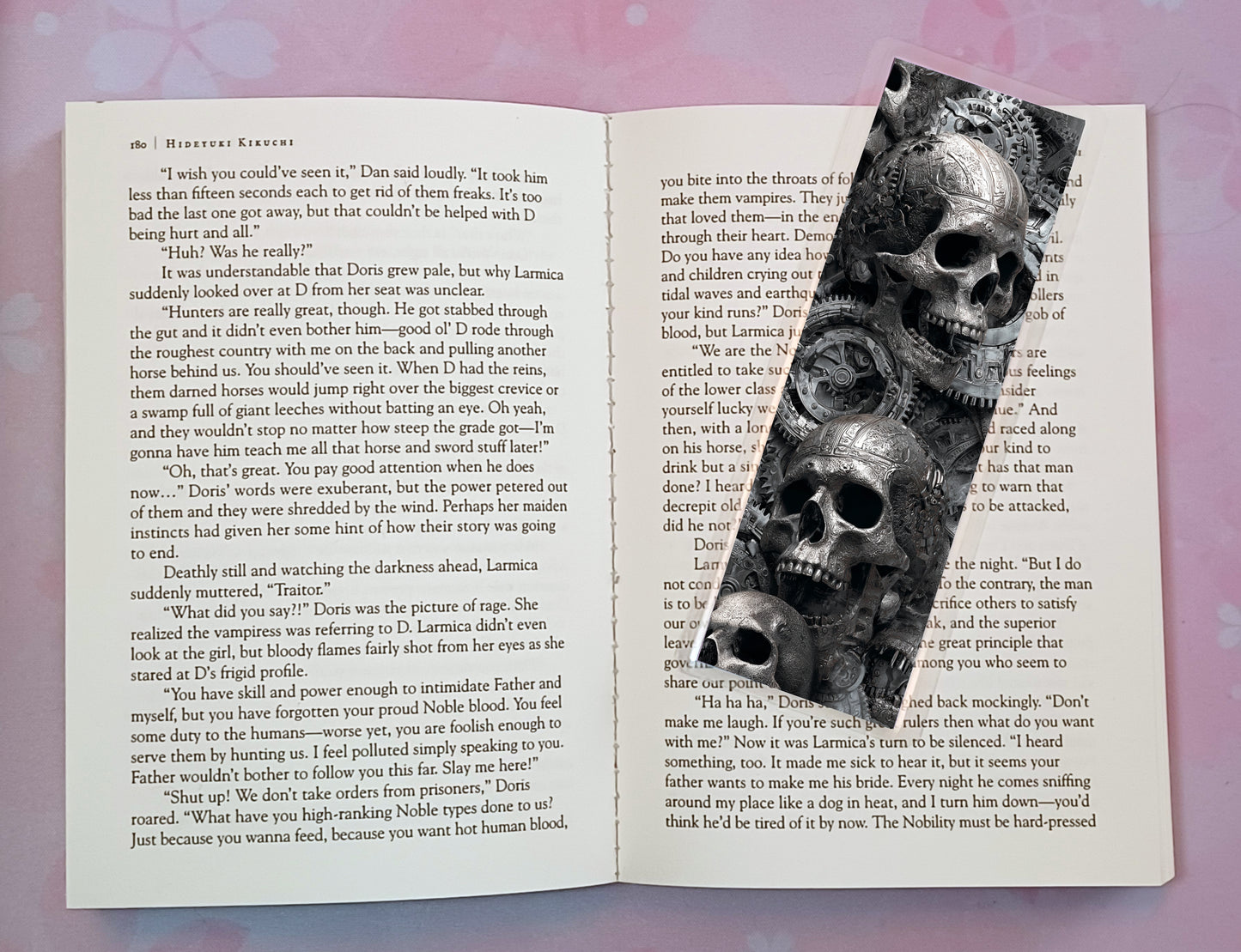 Gothic Skulls Death Dark Romance Bookmark Novel Book