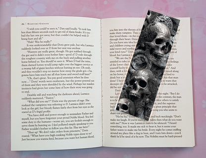 Gothic Skulls Death Dark Romance Bookmark Novel Book