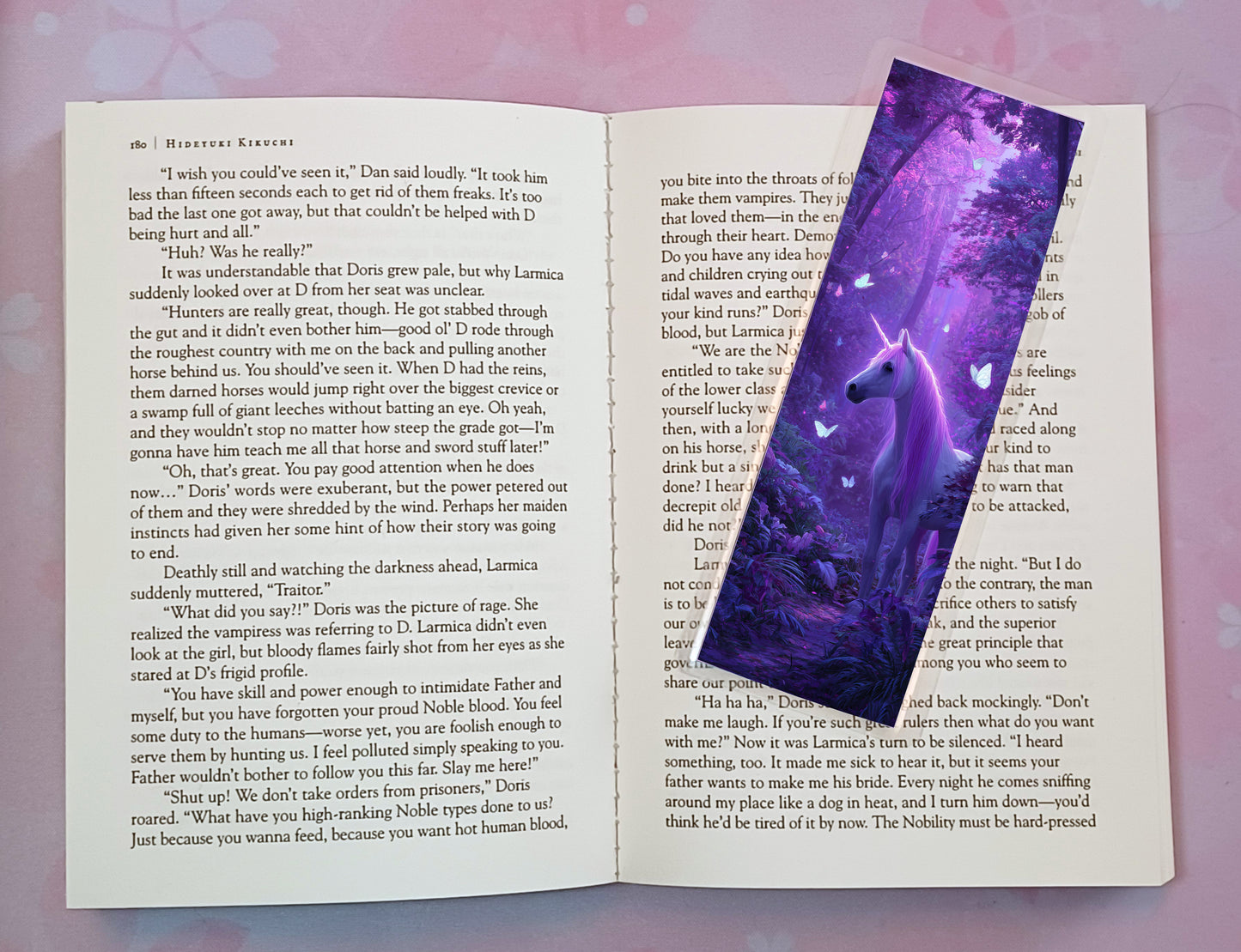 Unicorn Forest Bookmark Novel Book