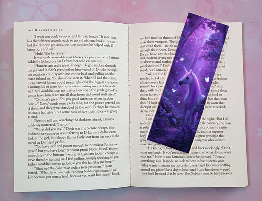 Unicorn Forest Bookmark Novel Book