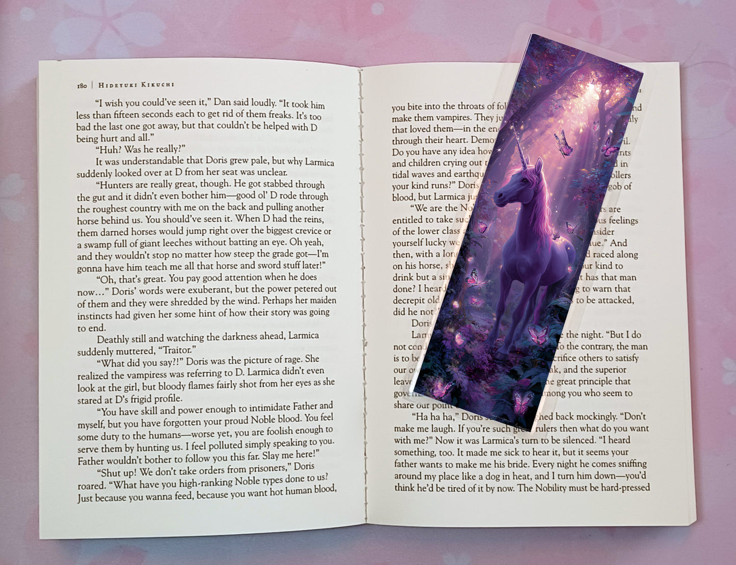 Unicorn Forest Bookmark Novel Book